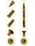Vida druri DOMAX Torx, 5x45 mm, set me 200 copë, të galvanizuara