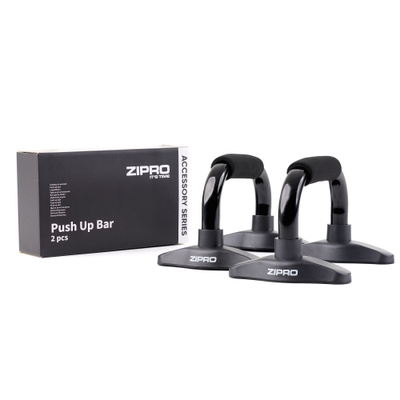 Doreza për pompa Zipro Push-up Handles, bazë e fortë, kapje EVA, të zeza