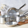 Тава sauté De Buyer Alchimy Sauteuse, 24 cm, повеќеслоен инокс, сребрена