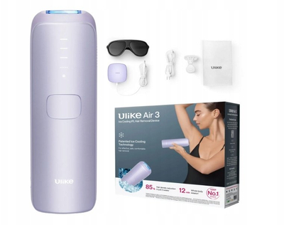 Depilator IPL Ulike Air 3, teknologji ftohjeje me safir, livandë