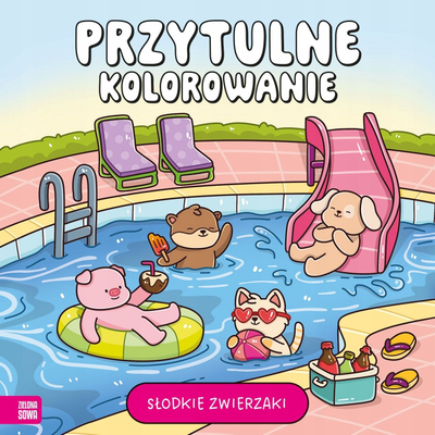 Libër me ngjyrosje Zielona Sowa Cozy Coloring Sweet Animals, 32 faqe, për kalamaj dhe të rritur