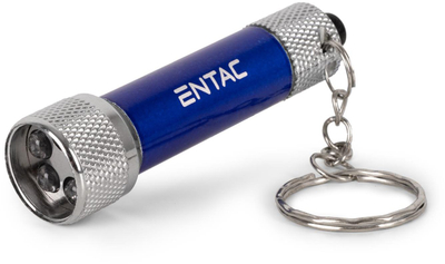 Џебно електрично светло Entac Pocket Mini, 5 LED, со прстен за клучеви, сино