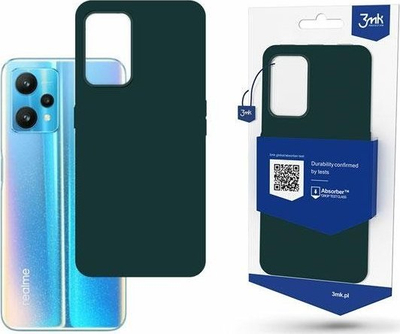 Këllëf telefoni 3MK Matt Case Realme 9 Pro+, absorbues goditjesh, fleksibël, jeshile e errët