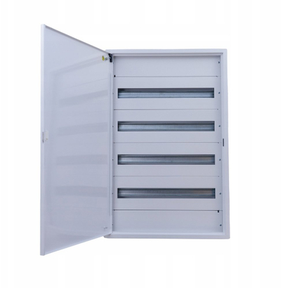 Kuti shpërndarëse metalike Sabaj MN96/4/24, 96 module, IP30, RAL9003