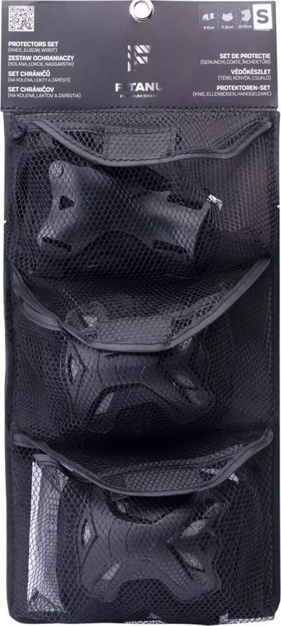 Set mbrojtës Fitanu Profushion, për mbi 50 kg, për skejt dhe skateboard, i zi