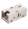 Adapter rrjeti Roline RJ-45, Cat 6A, i blinduar, argjend