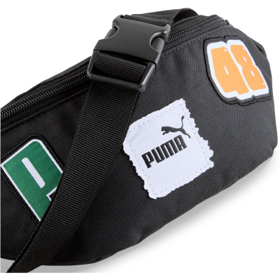 Çantë beli PUMA Phase Patch 01, me zinxhir, rrip i rregullueshëm, e zezë