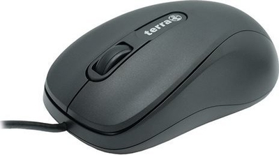 Mouse TERRA 1500, me kabllo, USB, i zi