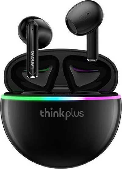 Bluetooth слушалки Lenovo XT97 TWS, двоен HD микрофон, со кутија за полнење, црни