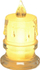 Insert LED memorial, 4.7 x 4.7 x 8 cm, plastikë, i bardhë