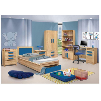 Shtrat me sirtar Playroom, 90×190 cm (HM330.01), kaltër