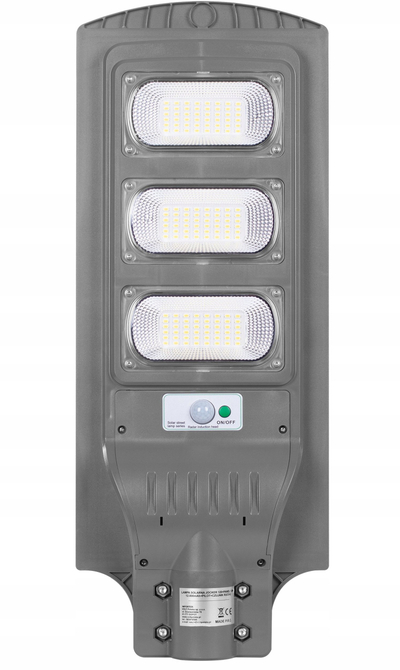Lampë rruge me diell LED, 120W, me senzor lëvizje dhe me telekomandë