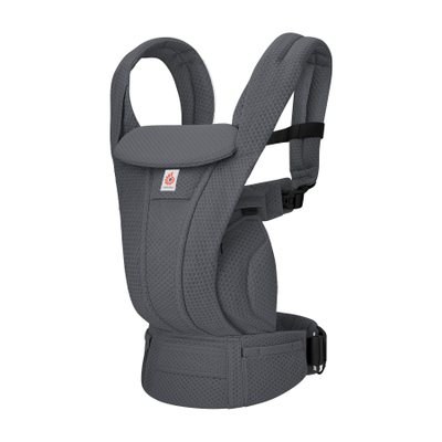 Mbajtëse për bebe Ergobaby Omni Deluxe Mesh, SoftFlex Mesh, ergonomike, gri Graphite