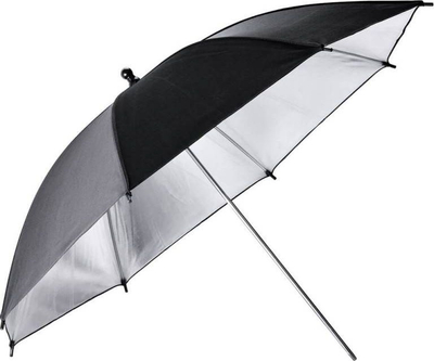 Çadër softbox reflektuese për studio, 40" 101cm, për fotografi, bardh e zi