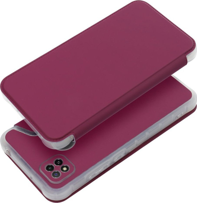 Kapak-libër për telefon Xiaomi Redmi 9C 9C NFC, TPU PU, me magnet, ngjyrë magenta