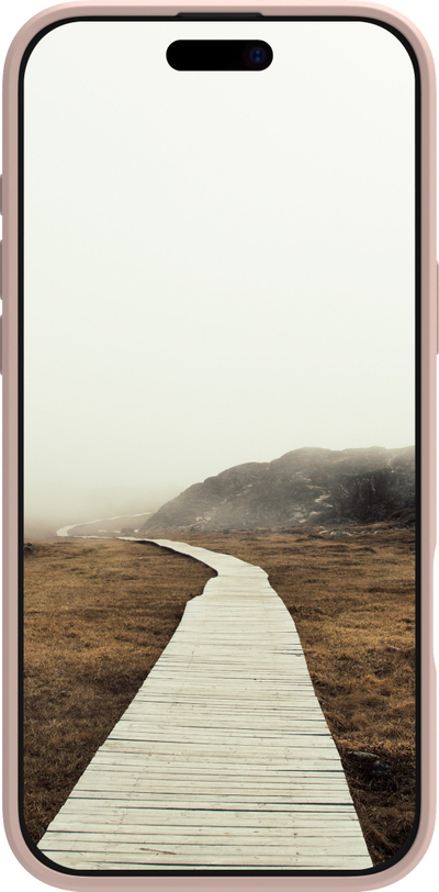 Mbulesë telefoni Dbramante1928 Greenland Pro MagSafe për iPhone 16 Pro Max, që thith goditjet, nga plastikë e ricikluar, Pink Sand