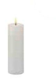 Qiri LED Stella, dyll natyral, 15 cm, i bardhë