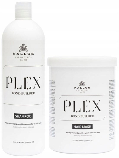 Shampo flokësh Kallos Plex Regenerating, për flokë të dëmtuar dhe të lyer, 1000 ml
