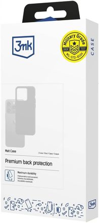 Mbështjellës telefoni 3mk Matt Case për Redmi 15C 4G 5G, 173mm, i zi