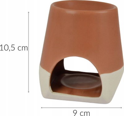 Керамички грејач за арома Homea, 10 cm, природна теракота