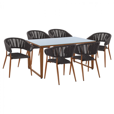 Set Tavolinë me 6 karrige HM11446