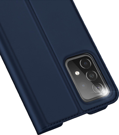 Këllëf me kapak Dux Ducis Skin Pro për Samsung Galaxy A73, bojëqielli, bëhet dhe si bazë mbajtëse