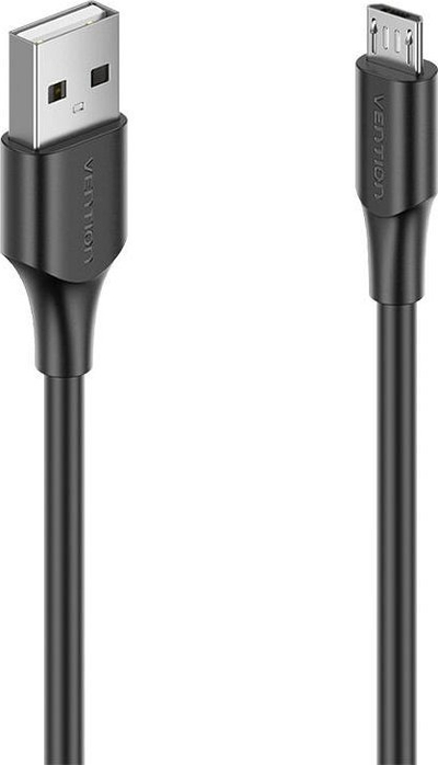 Kabllo USB në Micro USB Vention, 2A, 2m, e zezë