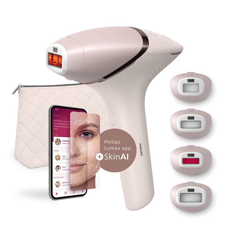 Depilator IPL Philips Lumea BRI976/00, SenseIQ, pa tel, bezhë