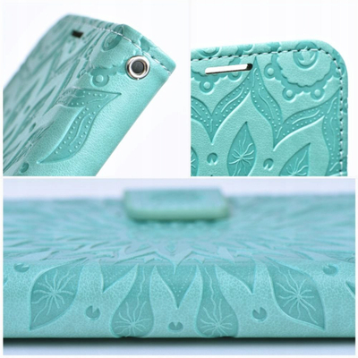 Mbulesë telefoni OEM MEZZO Book Case Mandala për iPhone 17 Air Pro, me xhepa për karta, mandala, jeshile