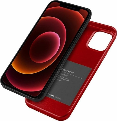 Kapotë Mercury Jelly për iPhone 14, 6.1", TPU, e kuqe