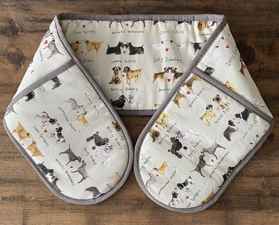 Set doreza furre Teka GLV02, 100% pambuk, me qentë shumëngjyrësh, bezhë