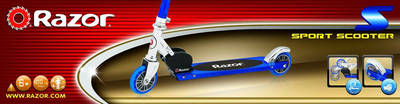 Тротинет Razor S, за деца 6+, до 100kg, сина боја