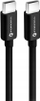 Kabllo Forcell F-energy C338, USB-C në USB-C, 60W 3A, 1m, e zezë