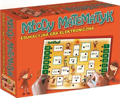 Lojë me shoqni Alexander Młody Matematyk, edukative me matematikë, me laps elektronik, portokalli
