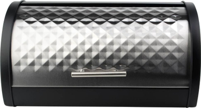 Kuti buke Cookini Diamond, metal 37.8x25.5x18cm, e zezë