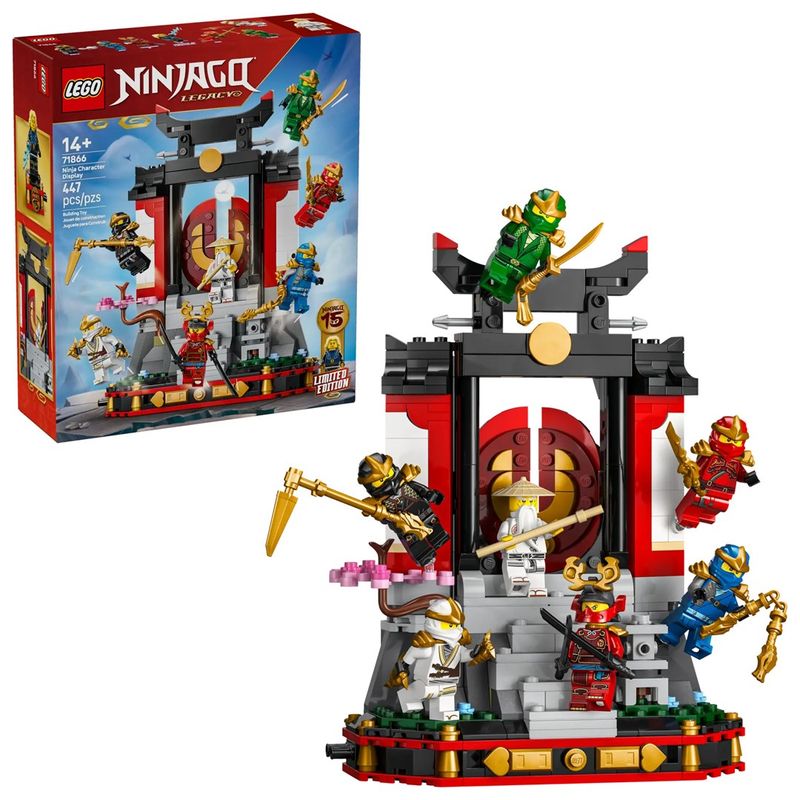 Set LEGO NINJAGO 71866 Ninja Character Display, 14+