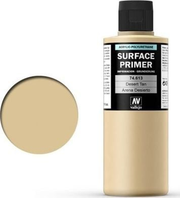 Primer poliuretani Vallejo Val74613, bazë Desert Tan, 200 ml