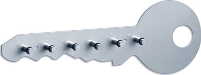 Mbajtëse çelsash Zeller Key Board, 35 cm, metal, e bardhë