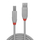 Kabllo USB Lindy Anthra Line, USB A në USB B, 0.5 m, gri