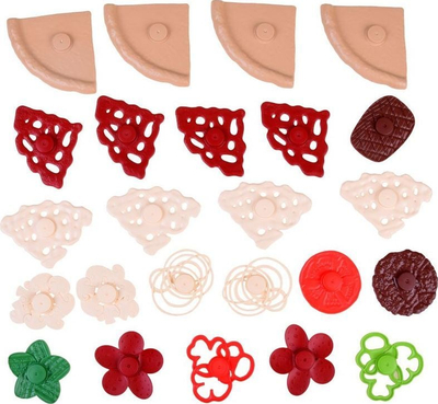Set loje pice Play Chef ZA3775, pizza në copa, aksesorë kuzhine, shumëngjyrësh