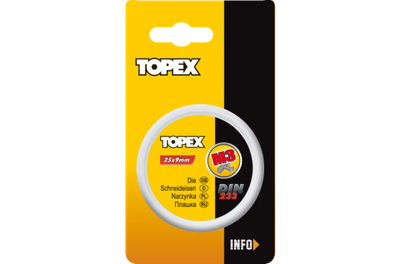 Filier metalik Topex M8 14A308, çelik tungsteni, 25mm