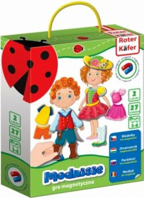 Lojë magnetike Roter Käfer Modnisie, figurina 3D, 27 pjesë, shumëngjyrëshe