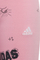Leggins për goca Adidas JG Bluv Q3 Tight Jr IA1568, pëlhurë elastike, prerje e ngushtë, rozë