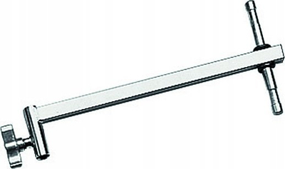 Krah zgjatues për ndriçim Avenger F600, 2x spigot 16mm, 38 cm, ngjyrë argjendi