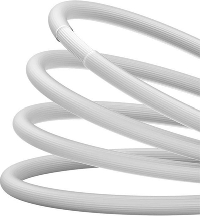 Kabllo karikimi Baseus CoolPlay, USB C në Lightning, 20W, 2m, e bardhë