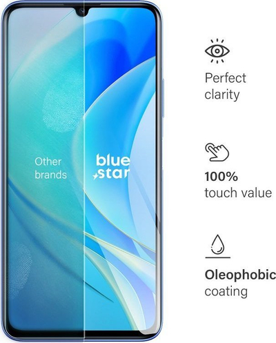 Заштитно стакло Blue Star за Huawei Nova Y70, калено стакло, проѕирно