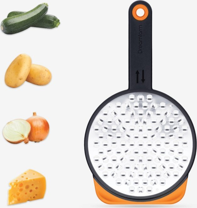 Rende kuzhine Dreamfarm Ograte, polipropilen dhe çelik inox, portokalli