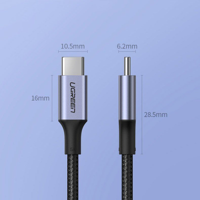 Kabllo Ugreen, USB C - USB C, 2 m, e hirtë