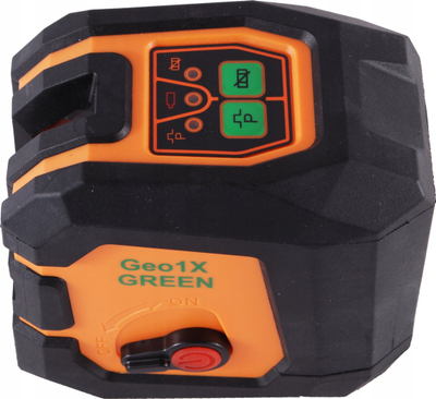 Lazer kryq GEO1X Green, vetë nivelues, dritë jeshile, i gjelbër