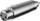 Adapter audio Wentronic XLR 005, XLR 3-pin femër në RCA mashkull, metalik